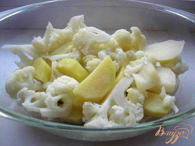 Фото приготовление рецепта: Запеканка из семги с овощами «Именинная» шаг №1