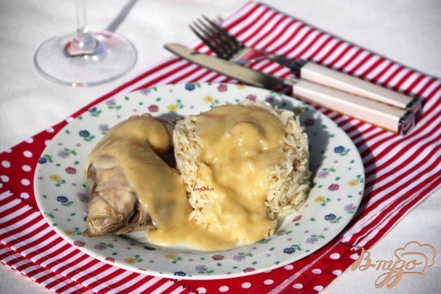 Фото приготовление рецепта: Курица с рисом а-ля «по-парижски» шаг №8
