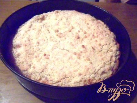 Фото приготовление рецепта: Яблочный пирог - sour cream apple pie шаг №10
