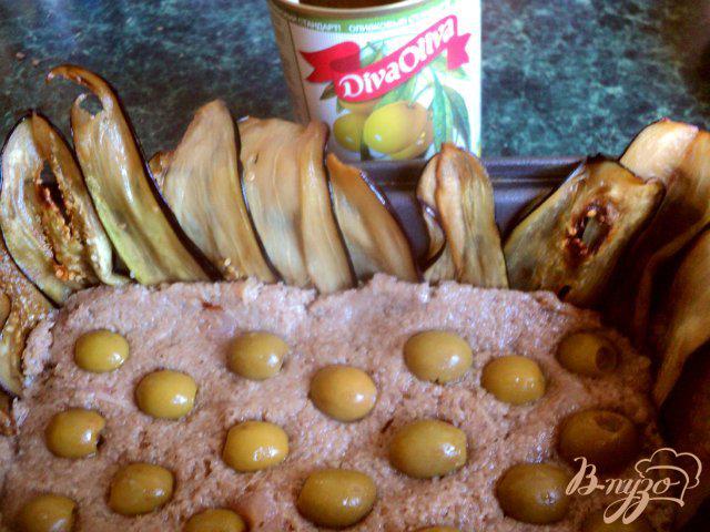 Фото приготовление рецепта: Террин с баклажанами и оливками шаг №7