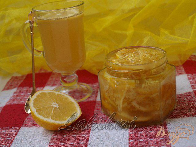 Фото приготовление рецепта: Лимон с имбирём и мёдом шаг №3