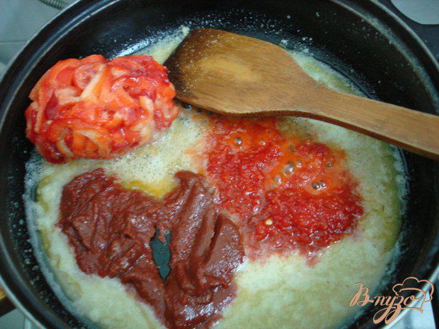 Фото приготовление рецепта: Соус томатный шаг №3
