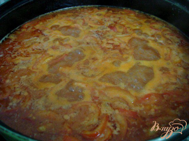 Фото приготовление рецепта: Соус томатный шаг №4