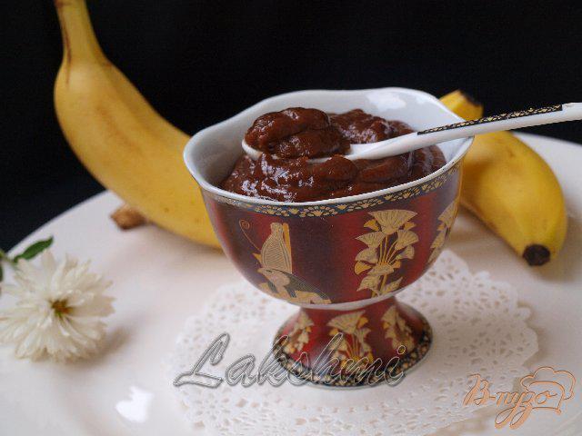 Фото приготовление рецепта: Шоколадно-банановый крем шаг №4