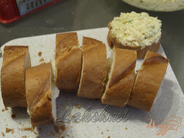 Фото приготовление рецепта: «Зелёные» бутерброды шаг №4