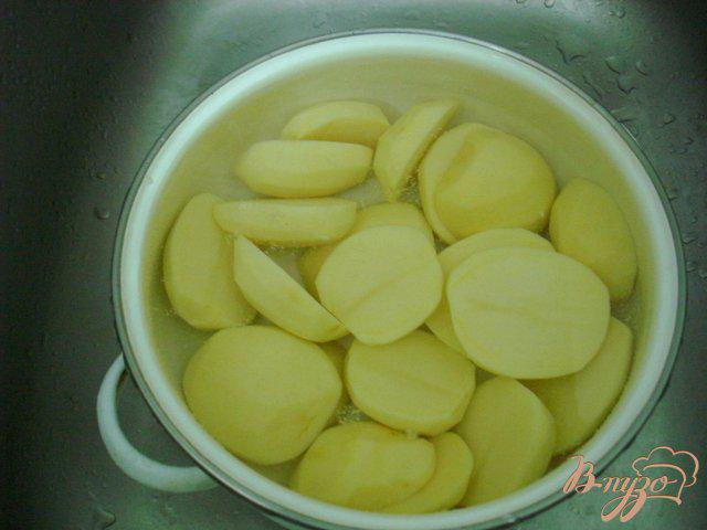 Фото приготовление рецепта: Картофель  запеченный  *Кораблики* шаг №1