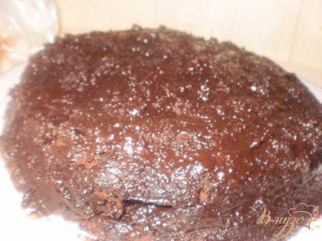 Фото приготовление рецепта: Шоколадный торт шаг №8