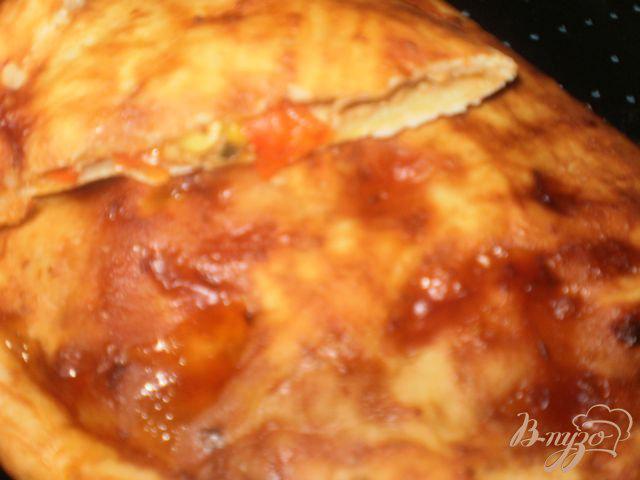 Фото приготовление рецепта: Пицца Кальцоне шаг №6