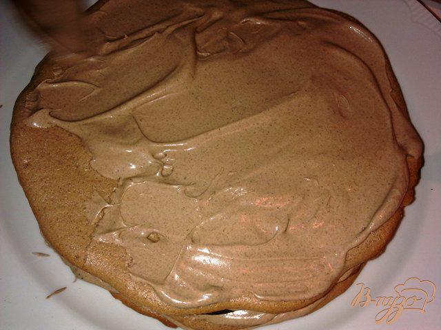 Фото приготовление рецепта: Шоколадный торт «Трюфель» шаг №12