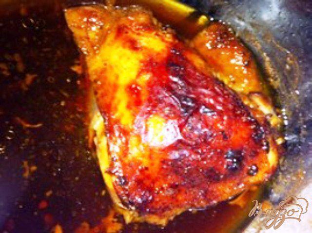 Фото приготовление рецепта: Курица в двойном  маринаде шаг №7