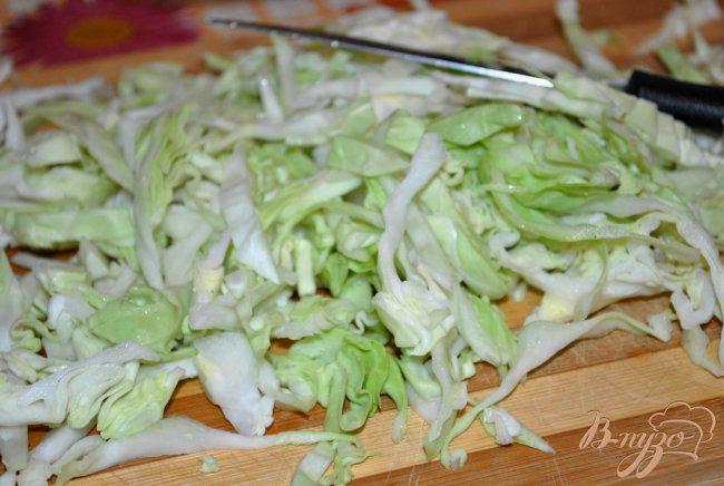 Фото приготовление рецепта: Постный салат из капусты шаг №1