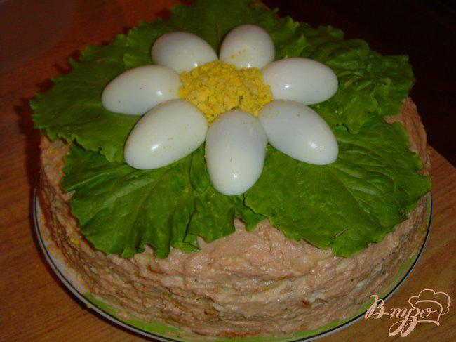 Фото приготовление рецепта: Блинный тортик «ЛЕТО» шаг №10