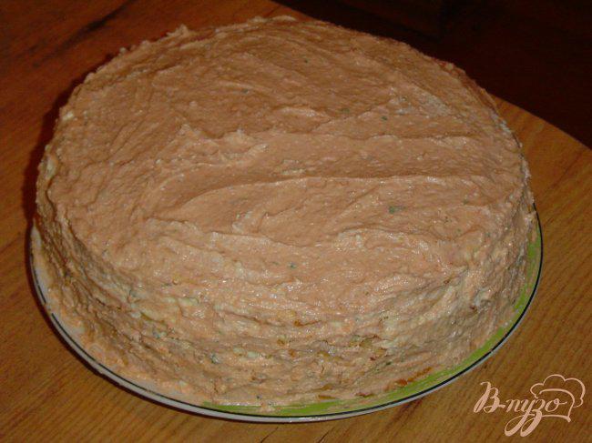 Фото приготовление рецепта: Блинный тортик «ЛЕТО» шаг №9
