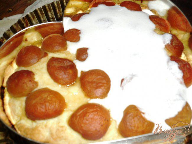 Фото приготовление рецепта: Пирог с абрикосами шаг №6