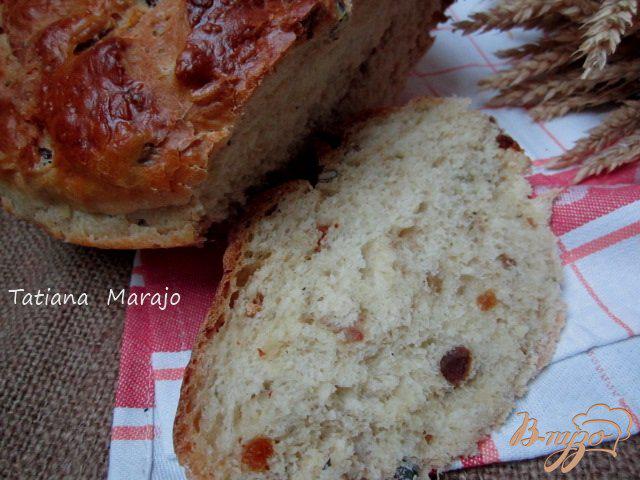 Фото приготовление рецепта: Хлеб с сухофруктами и тыквенными семечками шаг №6