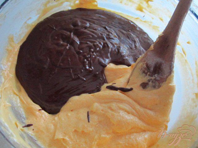 Фото приготовление рецепта: Шоколадное пирожное «Moelleux au choсolat» шаг №3