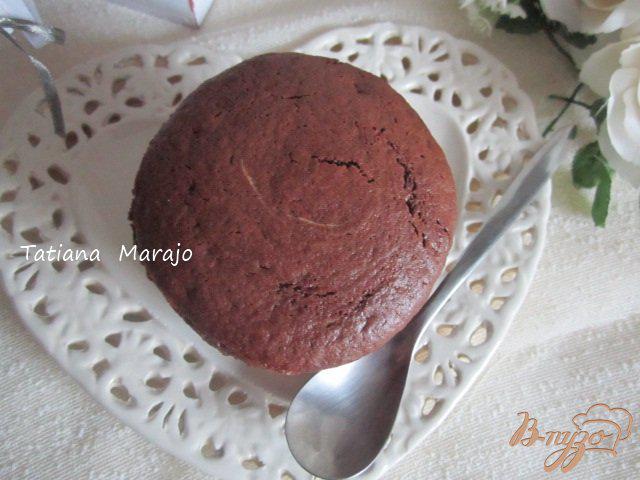 Фото приготовление рецепта: Moeulleux двойной шоколад шаг №8