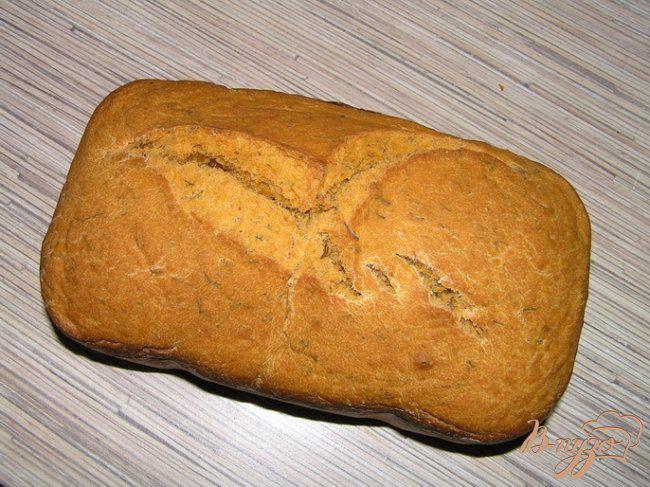 Фото приготовление рецепта: Томатный хлеб с тмином и укропом шаг №5
