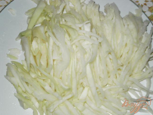 Фото приготовление рецепта: Салат из свежих овощей и ветчины шаг №1