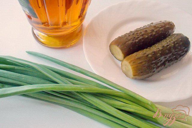 Фото приготовление рецепта: Овощной салат с маринованными опятами  «Дарья» шаг №2