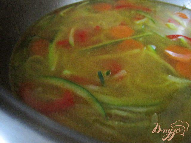 Фото приготовление рецепта: Легкий овощной суп шаг №5
