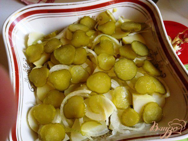 Фото приготовление рецепта: Картофельный салат шаг №11