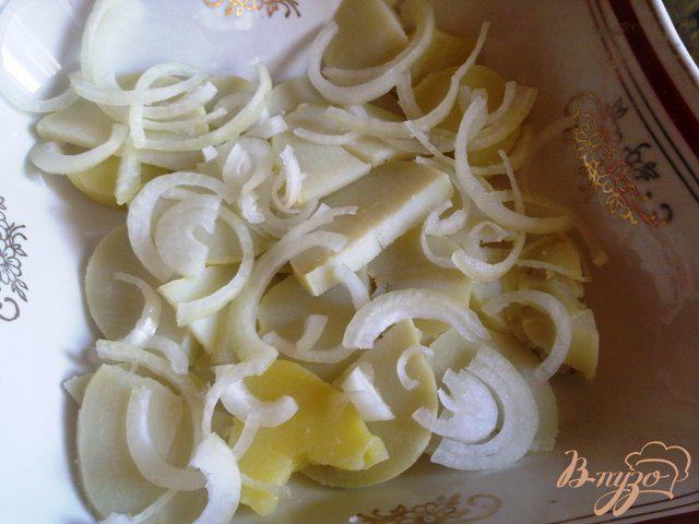 Фото приготовление рецепта: Картофельный салат шаг №8