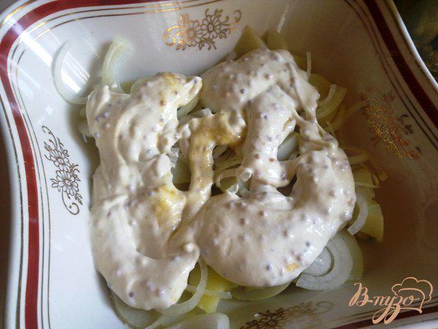 Фото приготовление рецепта: Картофельный салат шаг №9