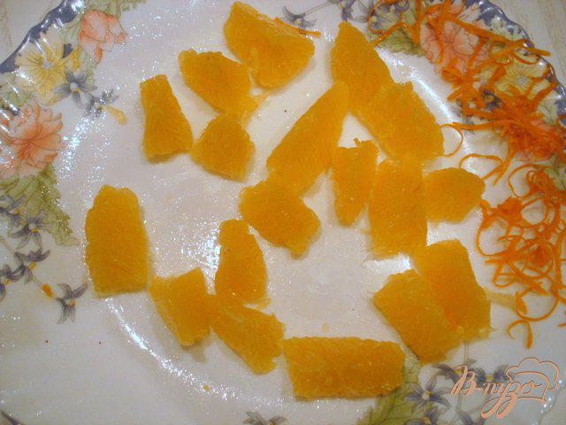 Фото приготовление рецепта: Блины фламбе с апельсиновым джемом шаг №4