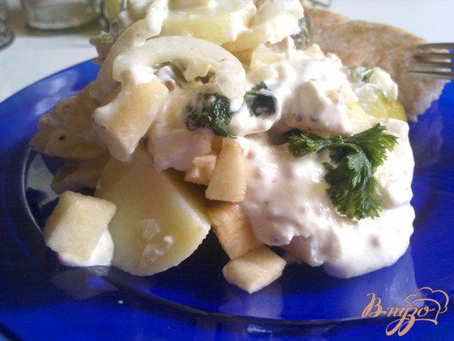 Фото приготовление рецепта: Картофельный салат шаг №15