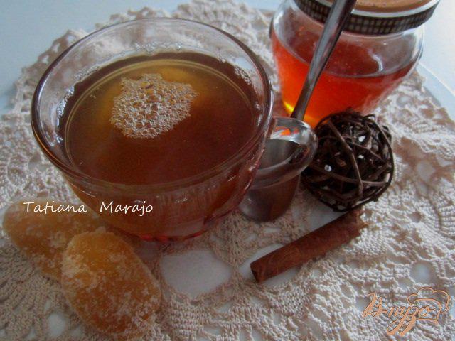 Фото приготовление рецепта: Имбирный чай с медом шаг №4