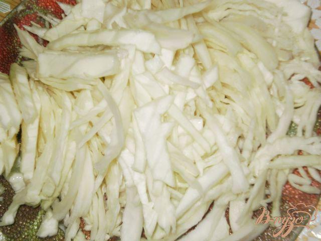 Фото приготовление рецепта: Капустная солянка с грибами и мясом шаг №6