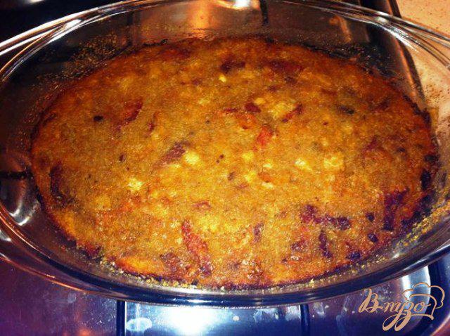 Фото приготовление рецепта: Картофельная бабка из белорусской кухни шаг №8