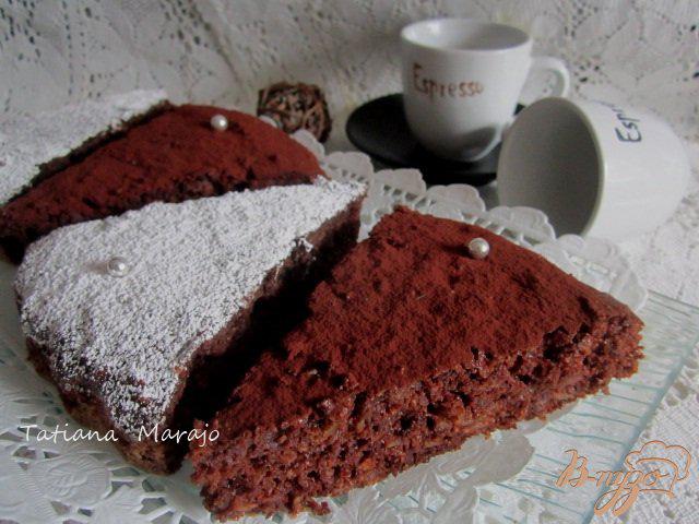 Фото приготовление рецепта: Картофельно-шоколадный пирог шаг №5