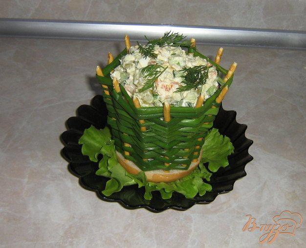 Фото приготовление рецепта: Луковые корзинки для салатов шаг №7