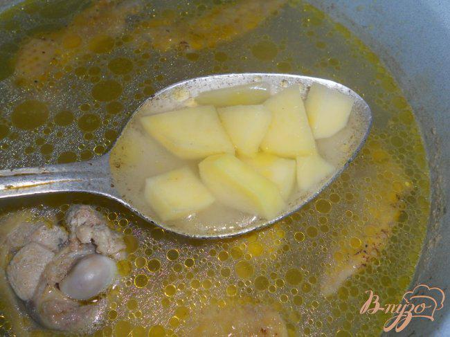 Фото приготовление рецепта: Суп деревенский с курицей шаг №2