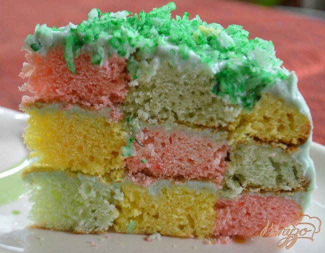 Фото приготовление рецепта: Торт праздничный пасхальный шаг №10