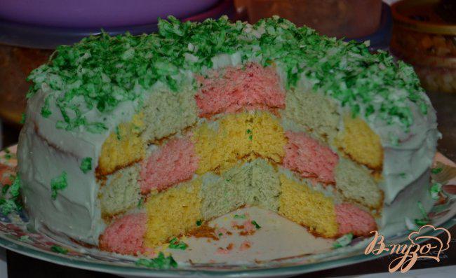 Фото приготовление рецепта: Торт праздничный пасхальный шаг №11