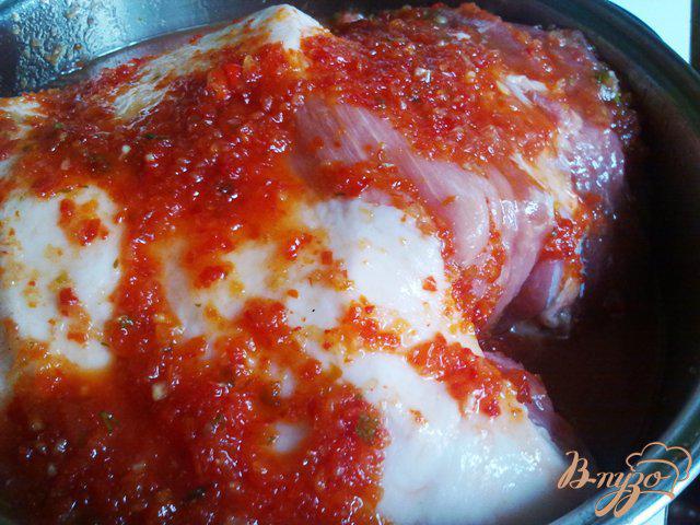 Фото приготовление рецепта: Буженина томатном маринаде шаг №4