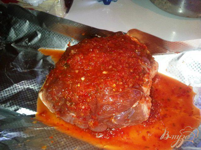 Фото приготовление рецепта: Буженина томатном маринаде шаг №5