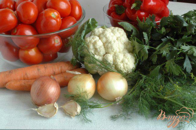Фото приготовление рецепта: Овощи маринованные шаг №1