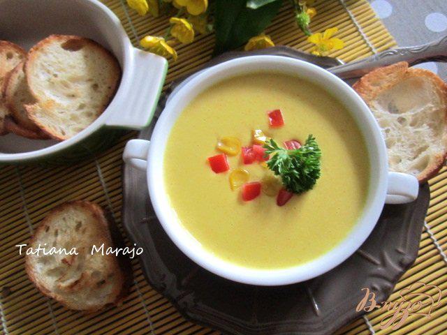 Фото приготовление рецепта: Кукурузный  крем-суп шаг №6