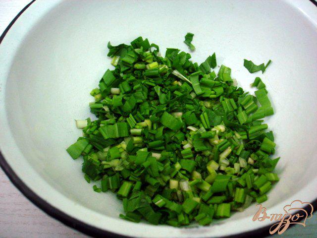 Фото приготовление рецепта: Салат из черемши шаг №2