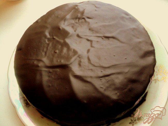 Фото приготовление рецепта: Постный шоколадный торт «Именинный» шаг №9