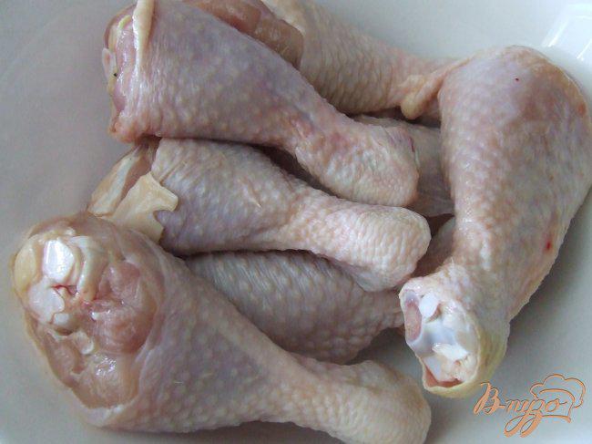 Фото приготовление рецепта: Куриные голени, запеченные в рукаве шаг №1