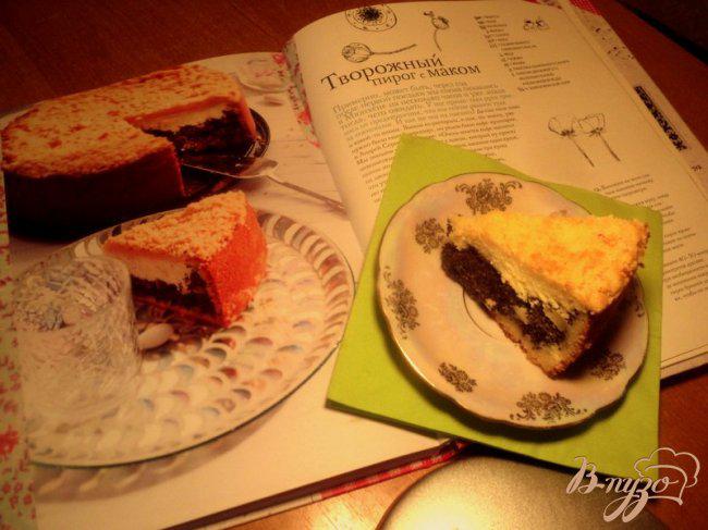 Фото приготовление рецепта: Творожный пирог с маком шаг №12