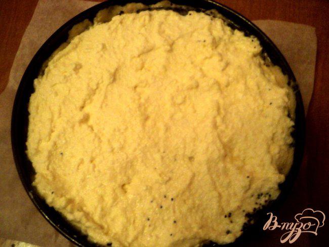 Фото приготовление рецепта: Творожный пирог с маком шаг №9