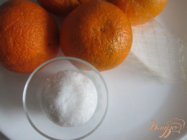 Фото приготовление рецепта: Десерт с апельсиновым муссом шаг №1