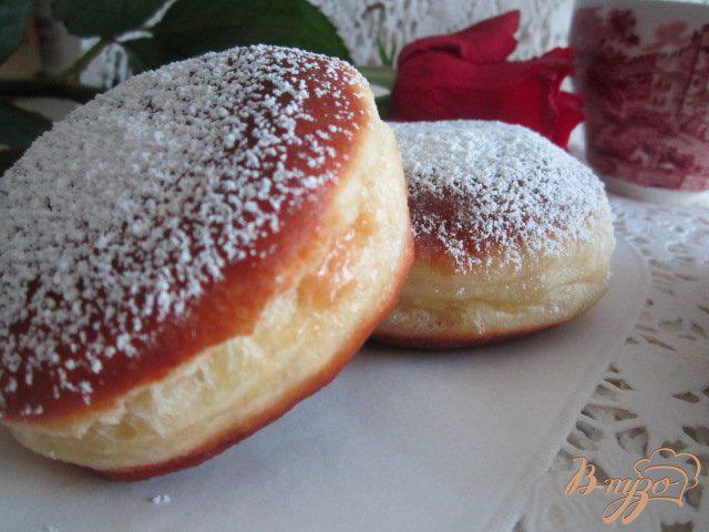 Фото приготовление рецепта: Немецкие пончики Krapfen шаг №10