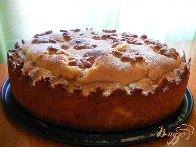 Фото приготовление рецепта: Ореховый торт шаг №7